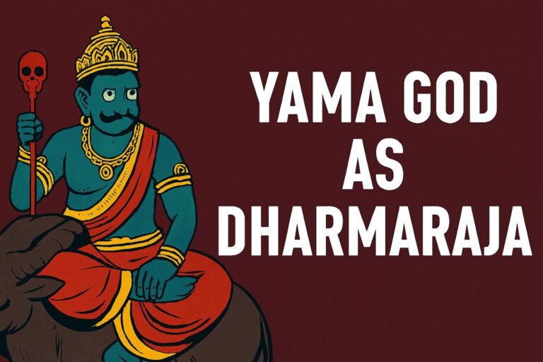 Yama God as Dharmraja