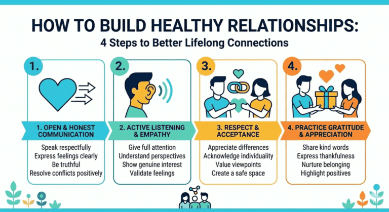 How to Build Healthy Relationships 4 Steps to Better Lifelong Connections